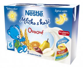 Nestlé Mlíčko s kaší ovocné - 2x200ml