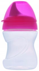 MAM Learn to Drink Cup 190 ml - hrnek na učení 6+m růžový bez potisku
