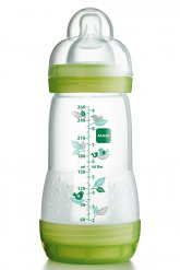 MAM Anti-colic láhev 260 ml zelená s dudlíkem V1 0+m