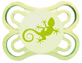 MAM Dudlík Perfect 0-6m silikonový zelený mlok