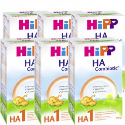HiPP HA 1 Combiotic kojenecké méko - 6 x 500g