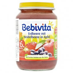 Bebivita Jablka s jahodami a borůvkami 190 g