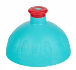 Zdravá lahev Víčko tyrkysové zátka červená