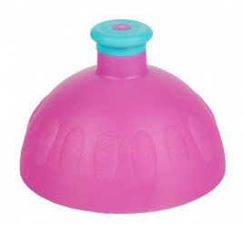 Zdravá lahev Víčko světle fialové zátka tyrkysová