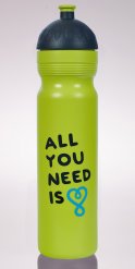 Zdravá lahev 1,0 l UAX All you need - limetka